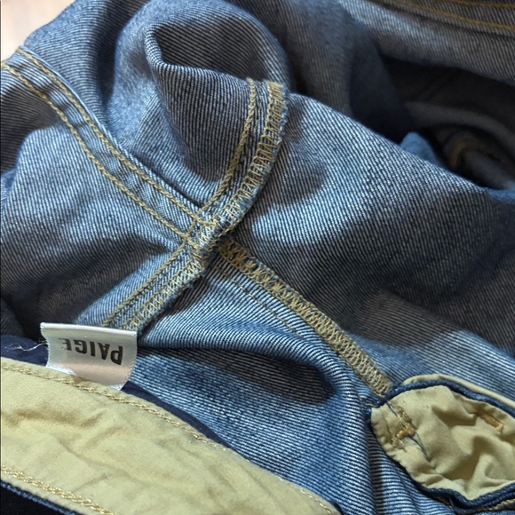 PAIGE Skyline Ankle Peg Jeans Size 31 Dark Wash Excellent Condition No Flaws - Picture 5 of 5